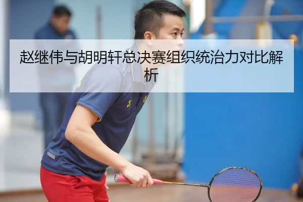 赵继伟与胡明轩总决赛组织统治力对比解析